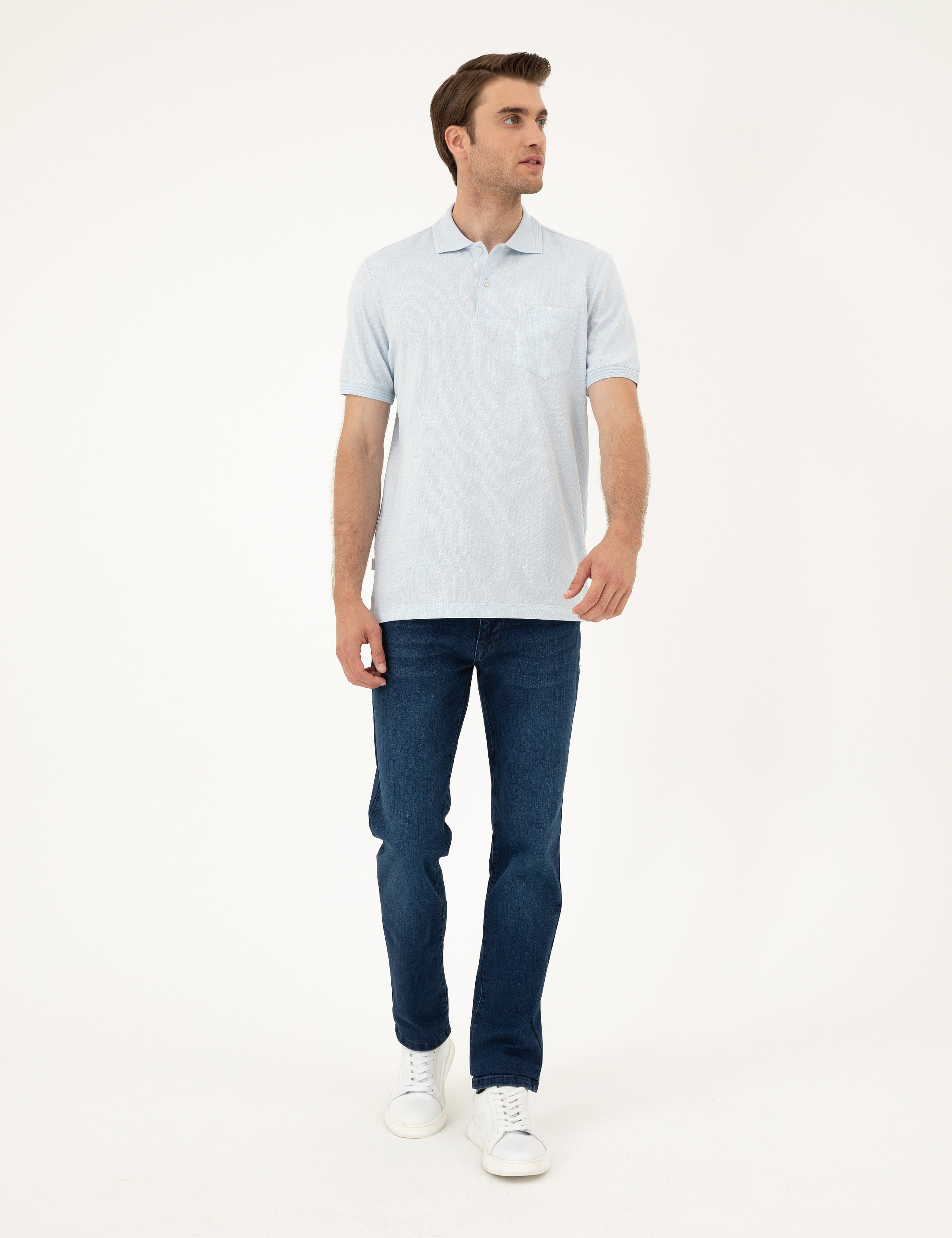 Açık Mavi Regular Fit Tişört