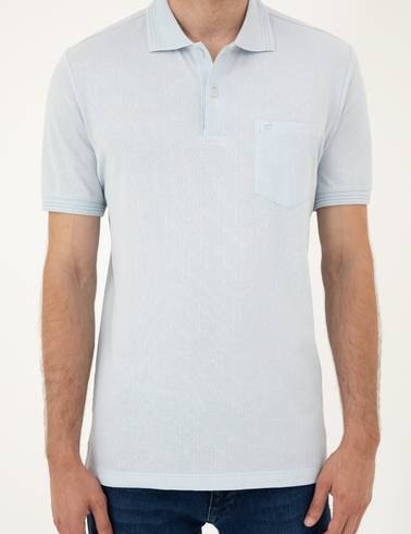Açık Mavi Regular Fit Tişört