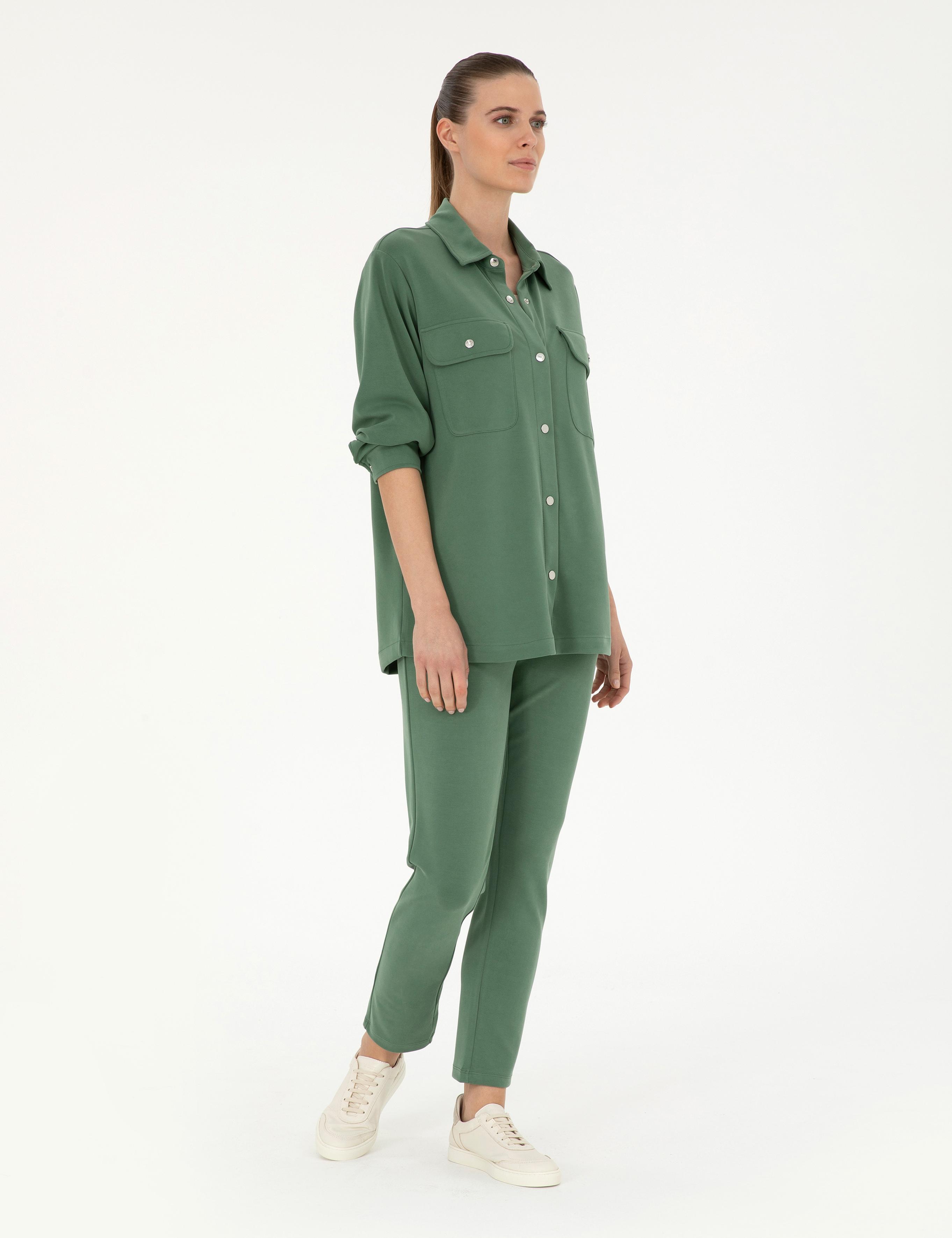 Yeşil Regular Fit Eşofman Altı