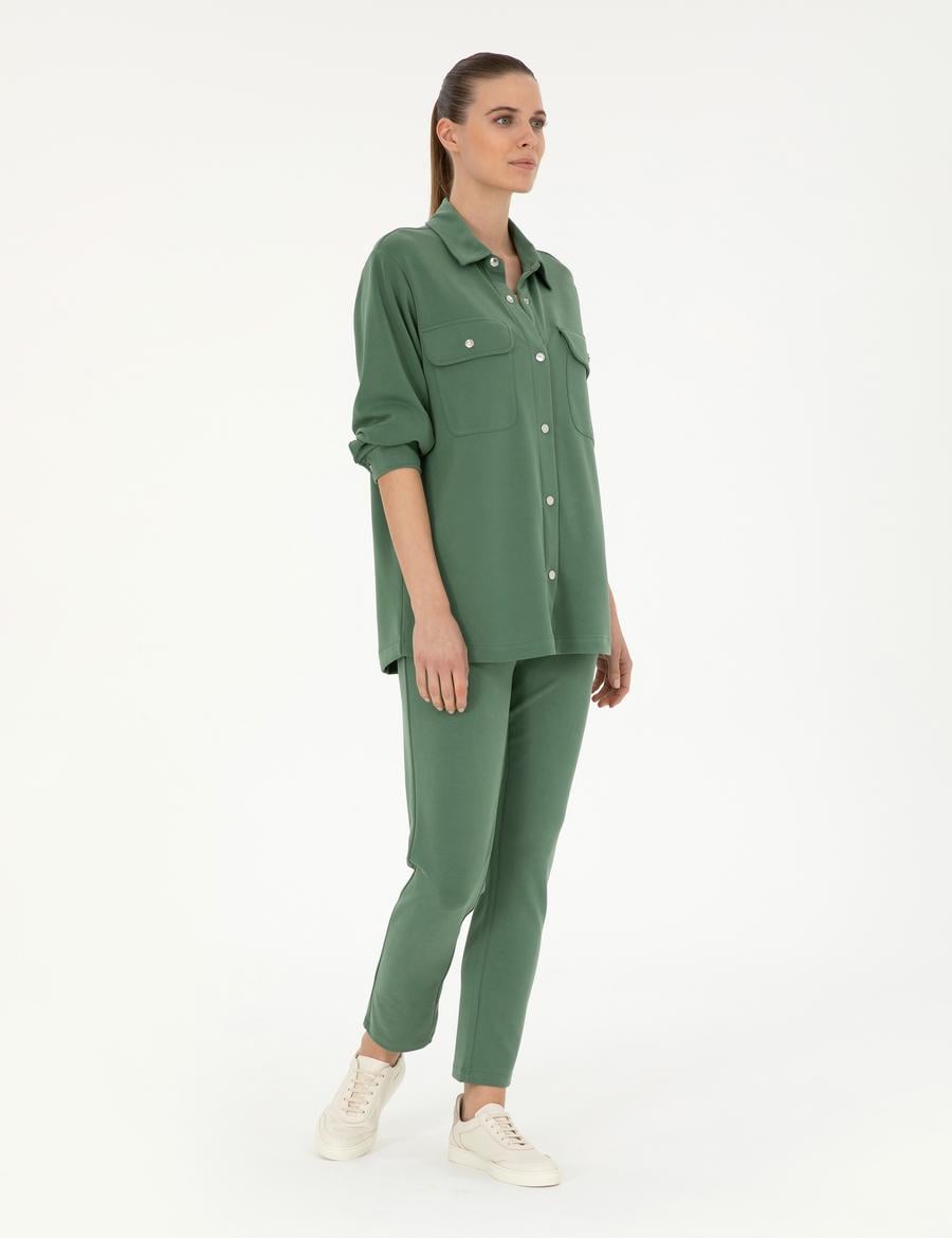 Yeşil Regular Fit Eşofman Altı