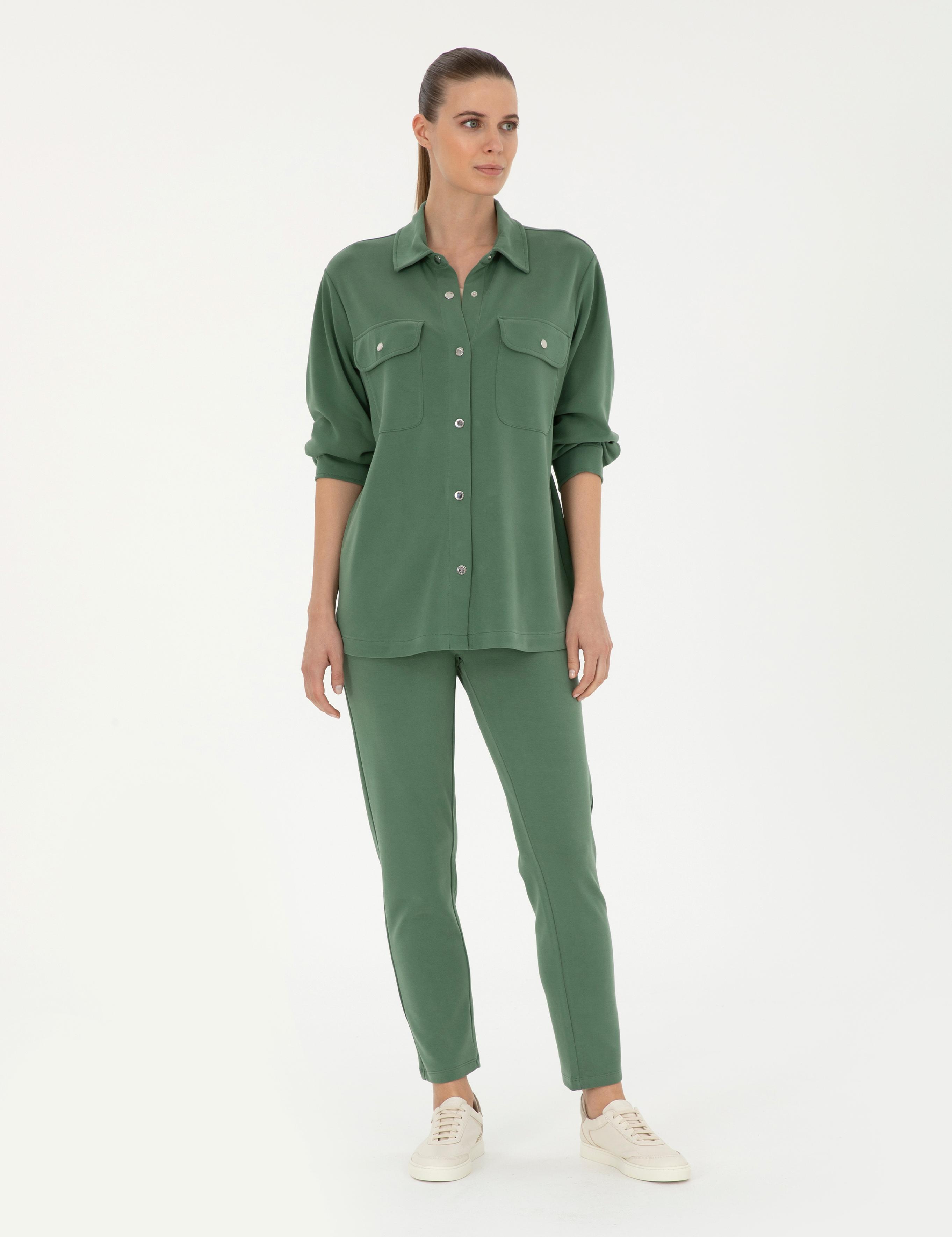 Yeşil Regular Fit Eşofman Altı