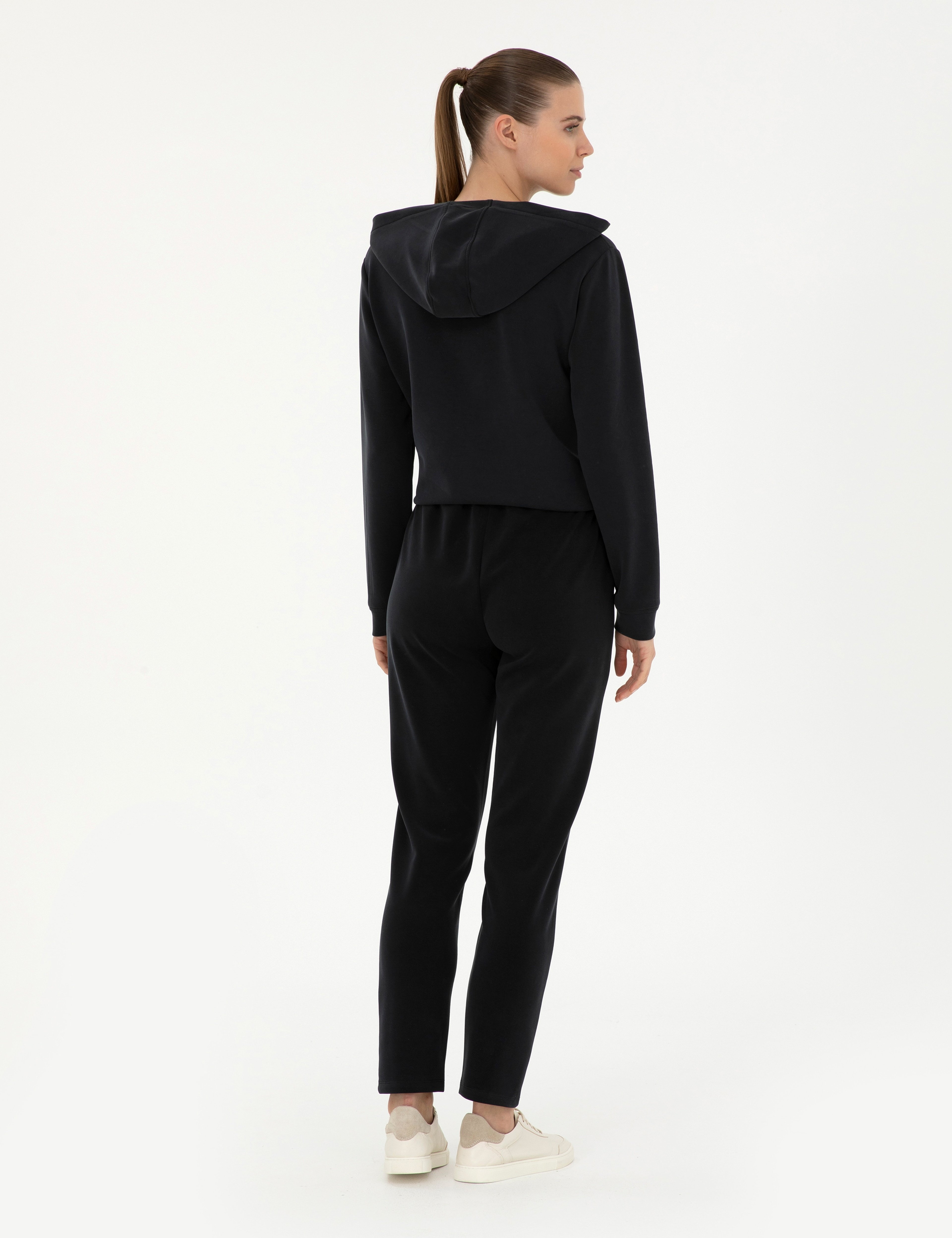 Siyah Regular Fit Eşofman Altı - Image 4