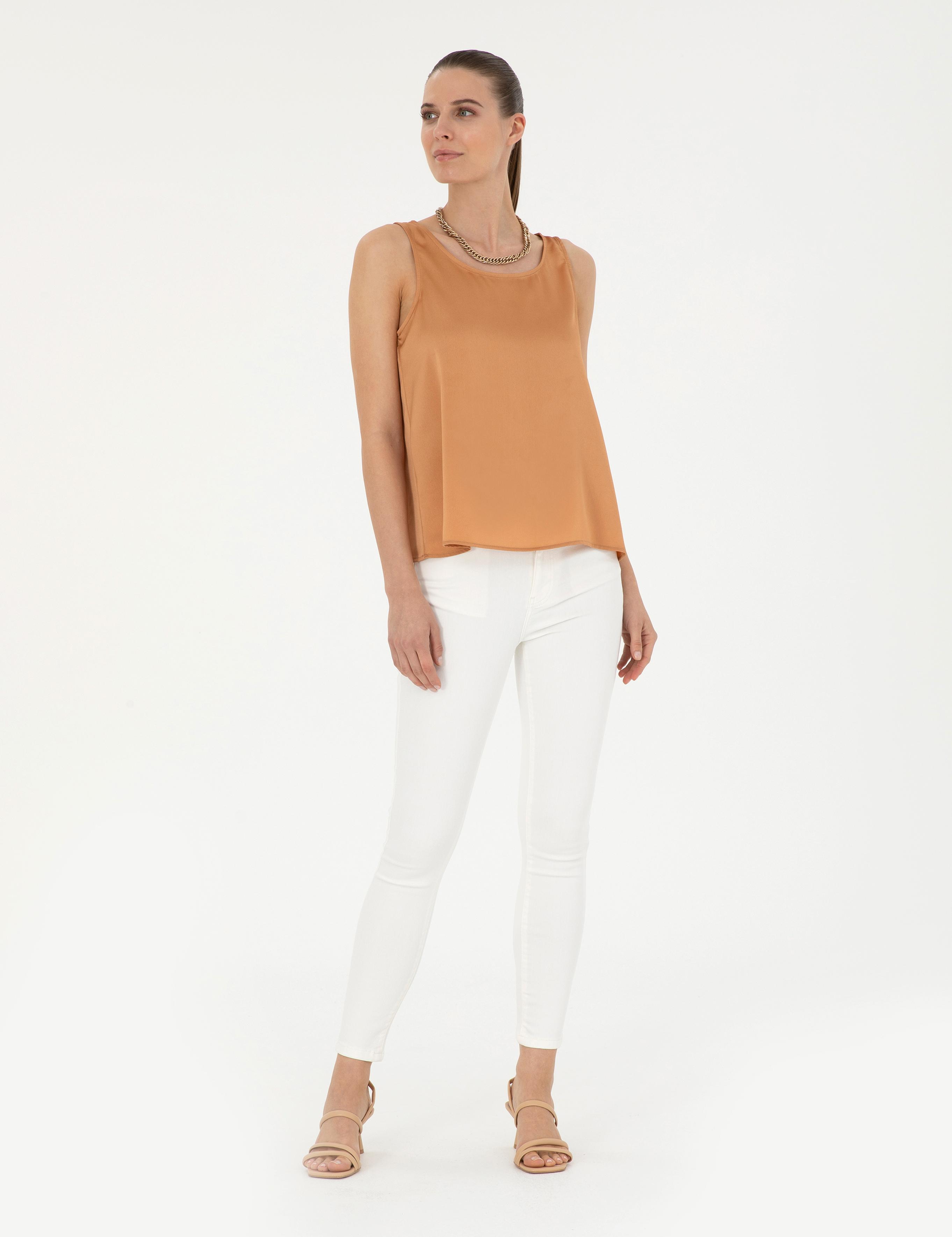 Beyaz Skinny Fit Jean Pantolon