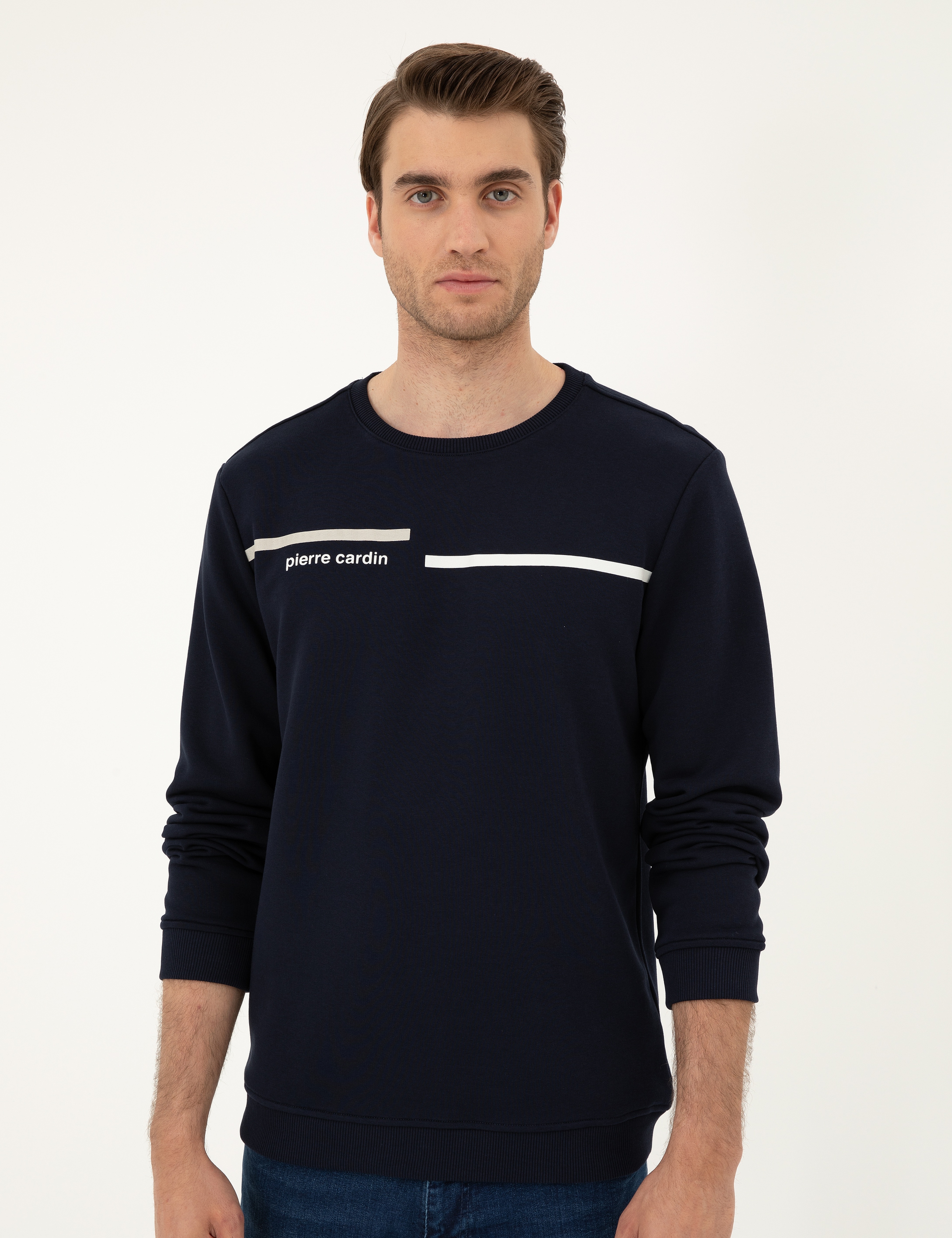 Lacivert Regular Fit Sweatshirt - Image 3