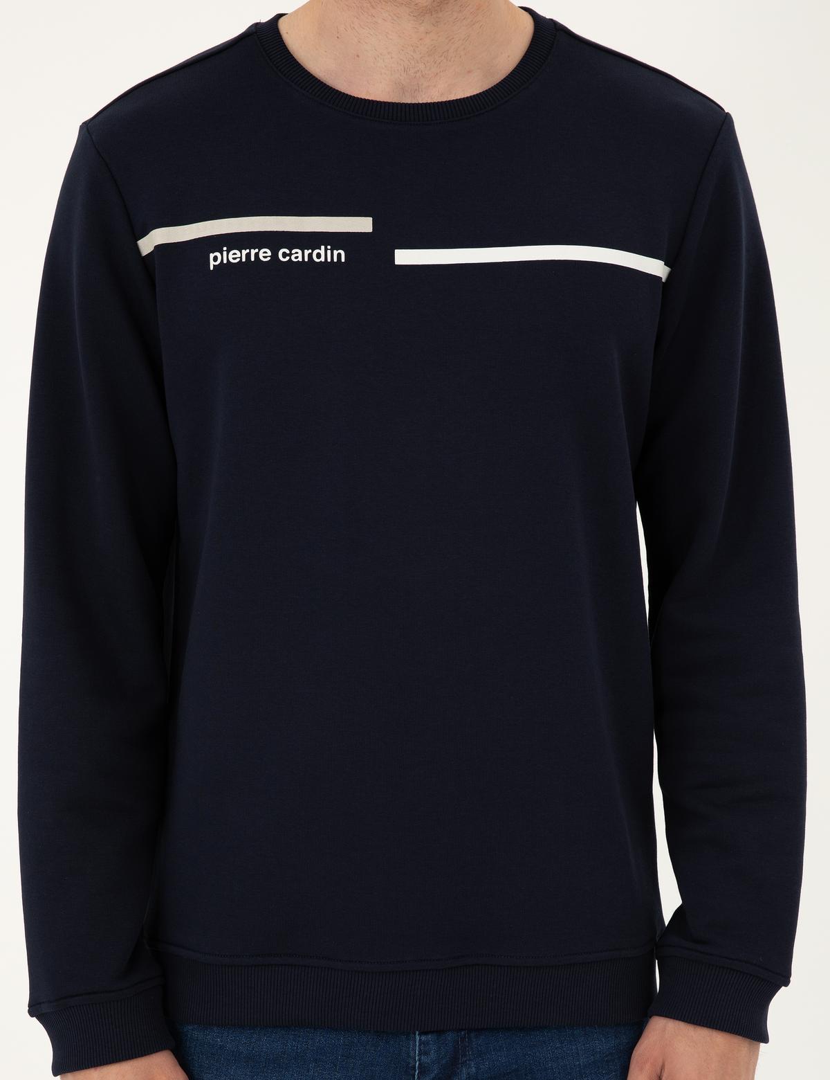 Lacivert Regular Fit Sweatshirt - 50295755008