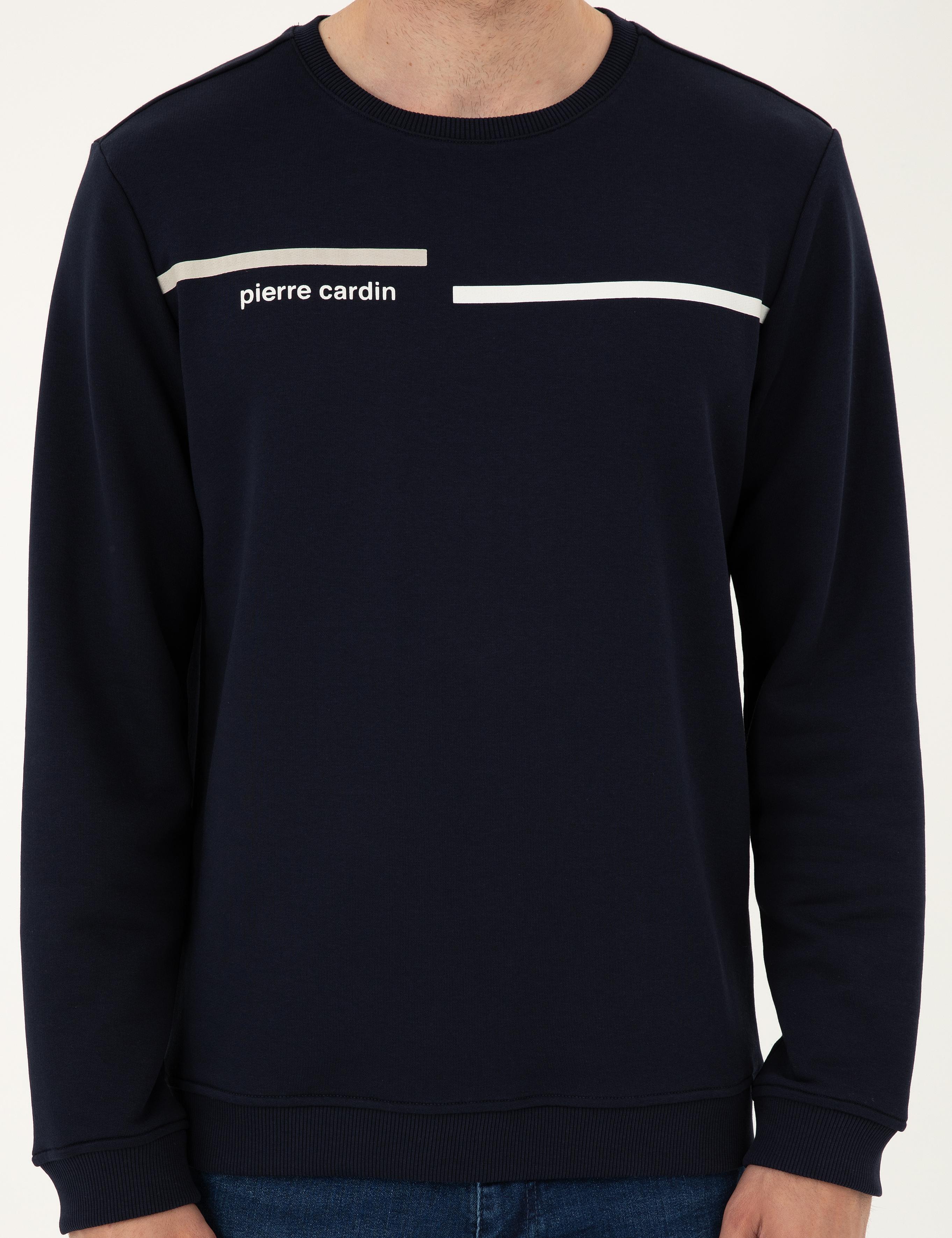 Lacivert Regular Fit Sweatshirt