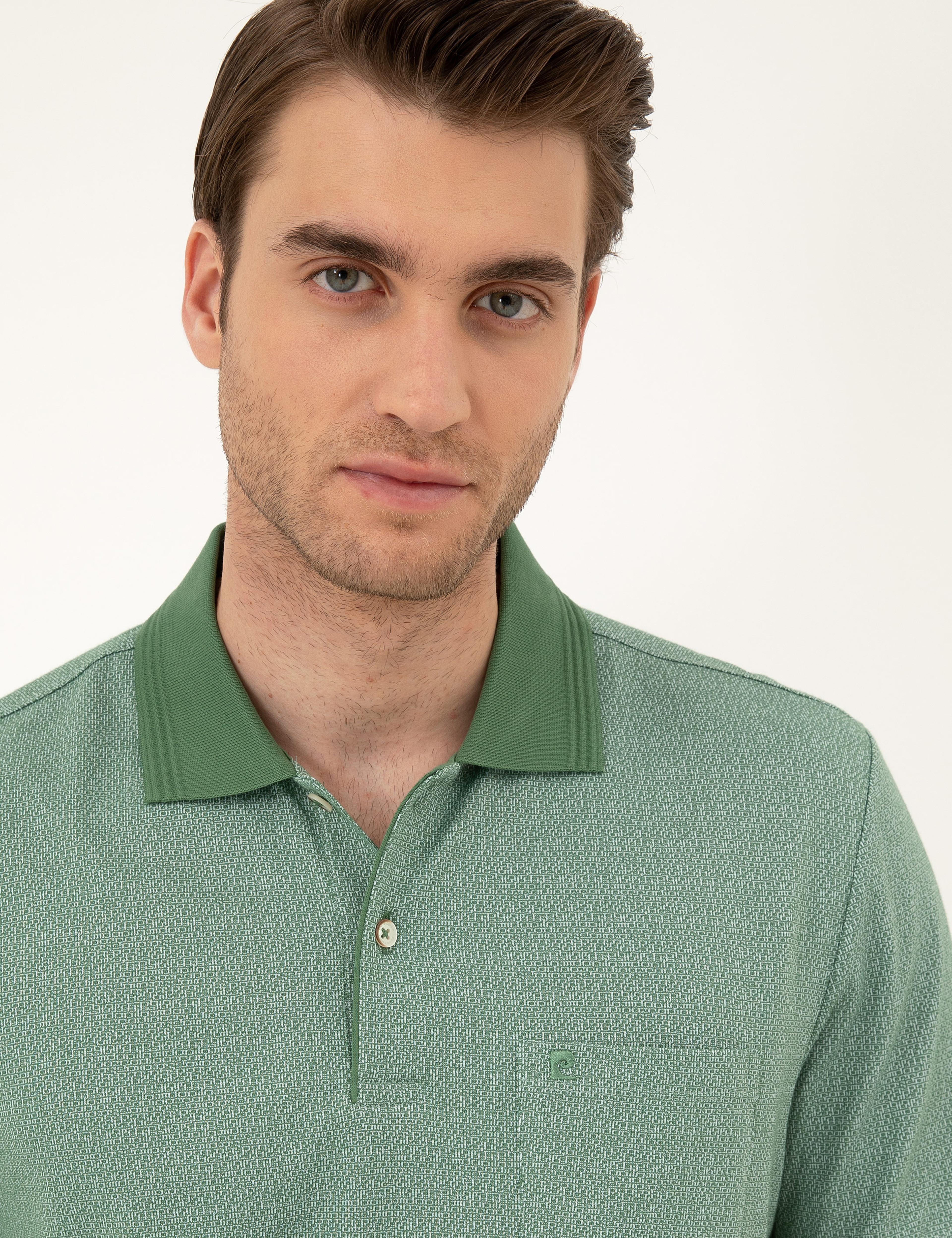 Haki Regular Fit Tişört - Image 2