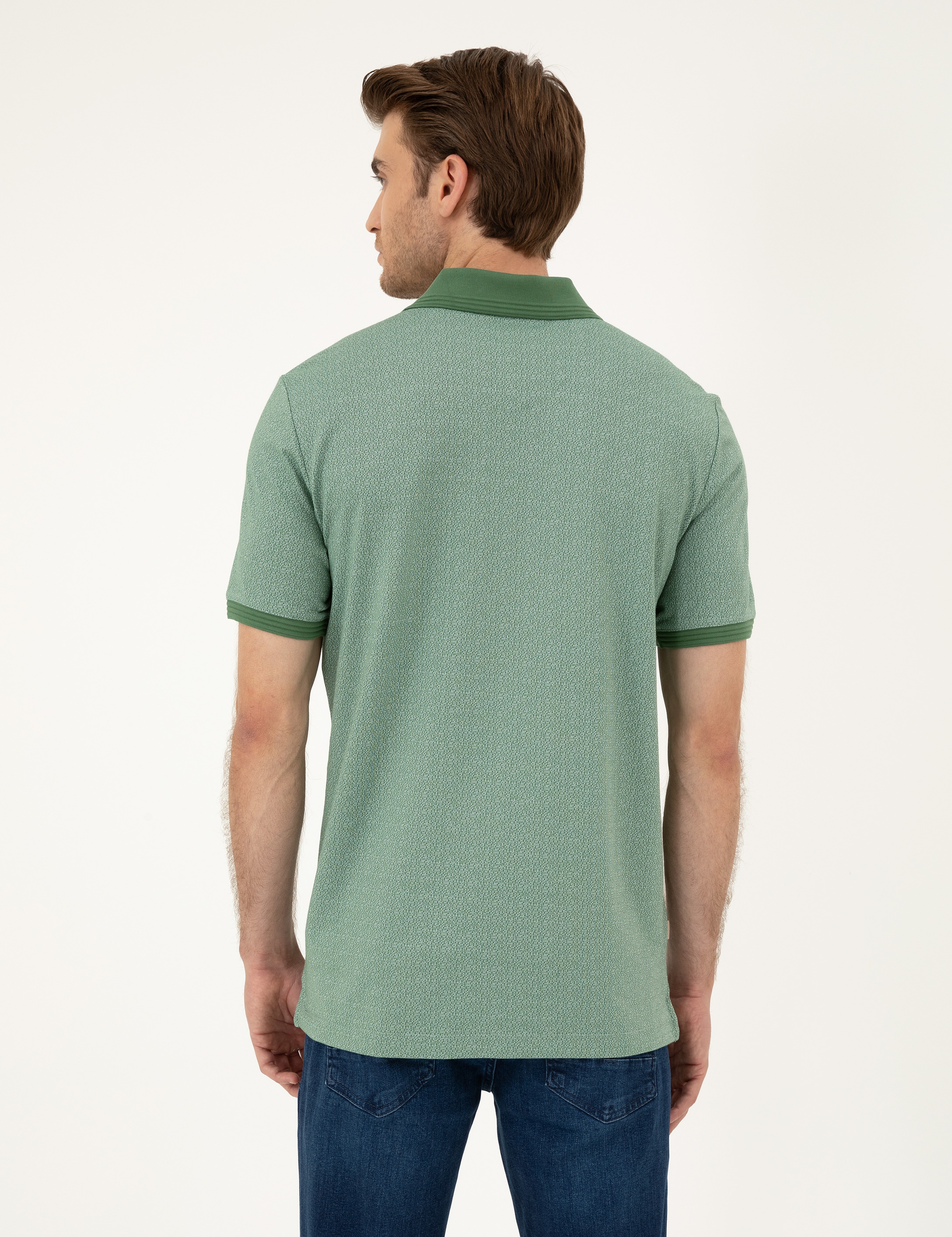 Haki Regular Fit Tişört - Image 5