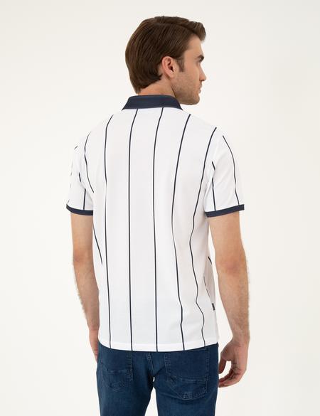 Lacivert Slim Fit Tişört - 50284315013