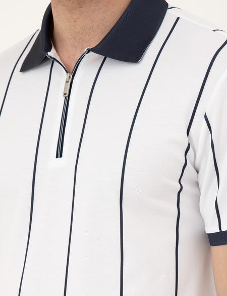 Lacivert Slim Fit Tişört - 50284315013