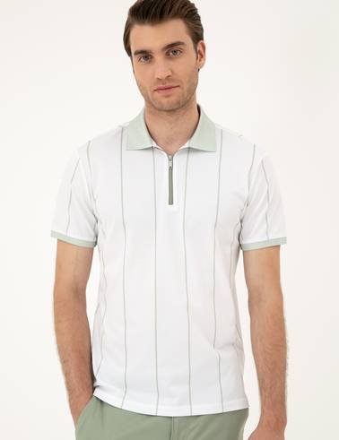Yeşil Slim Fit Tişört
