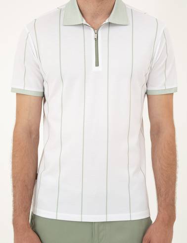 Yeşil Slim Fit Tişört