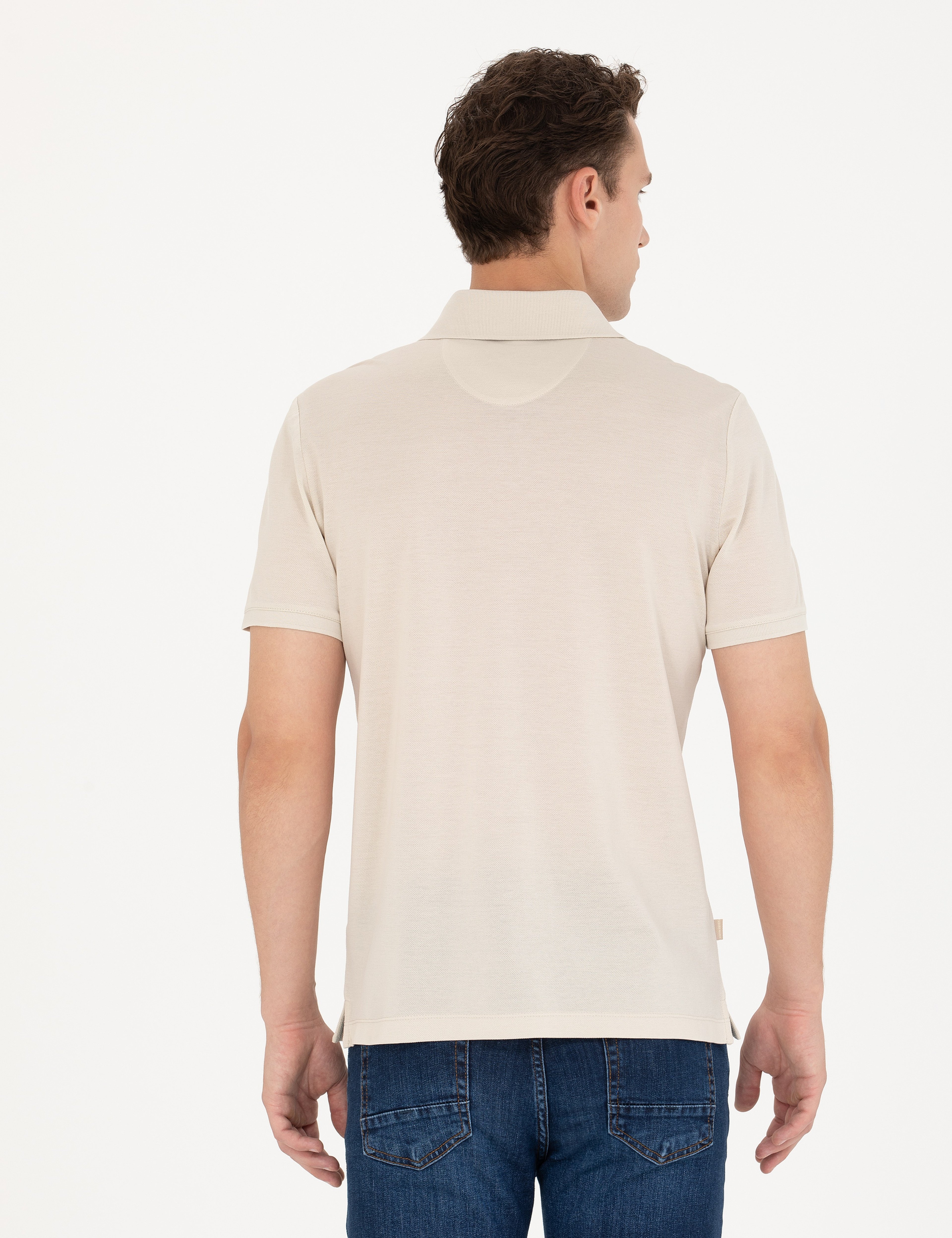 Taş Slim Fit Basic Tişört - Image 5