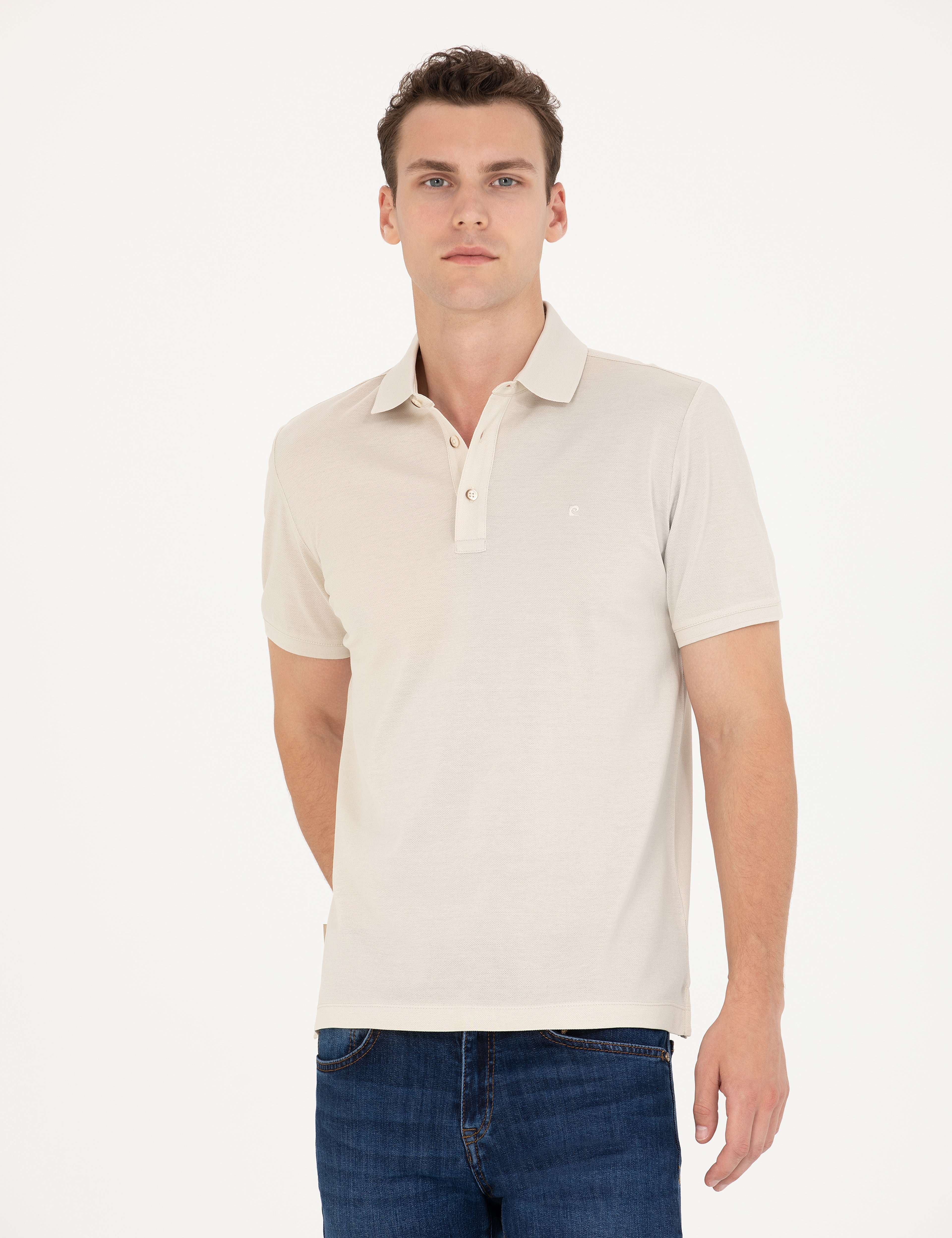 Taş Slim Fit Basic Tişört - Image 1