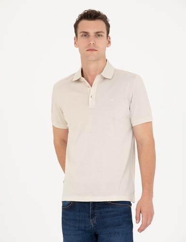Taş Slim Fit %100 Pamuk Merserize Düğmeli Polo Yaka Basic Tişört