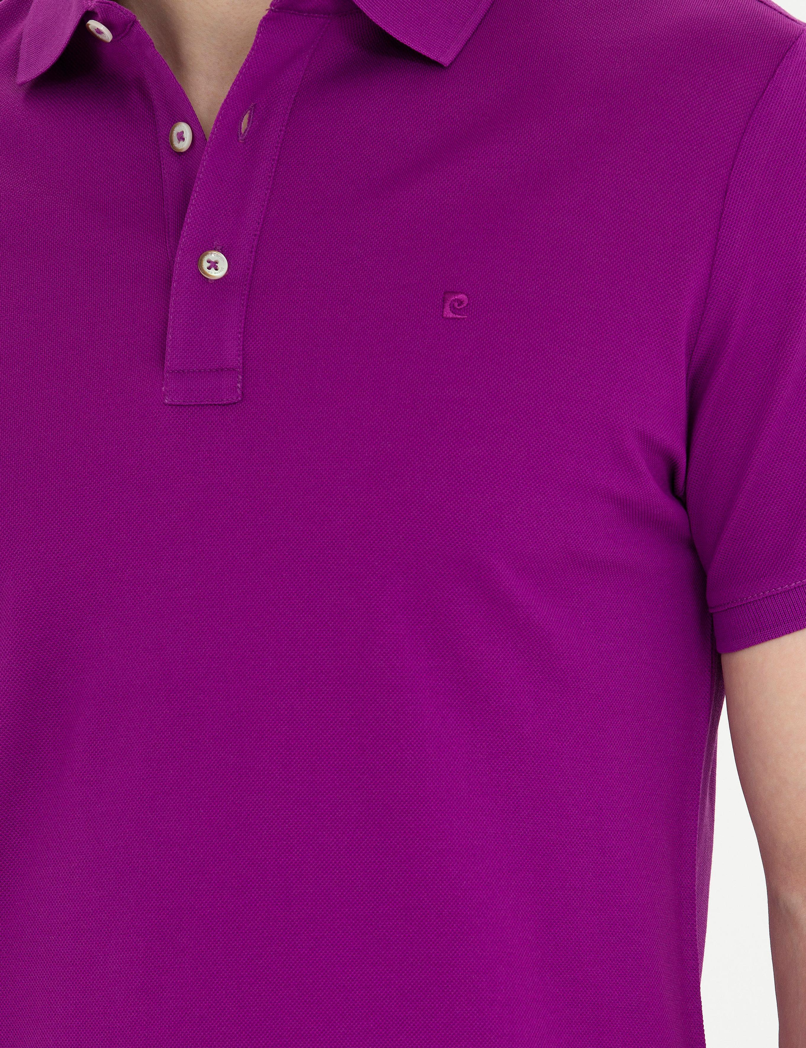 Mor Slim Fit Basic Tişört