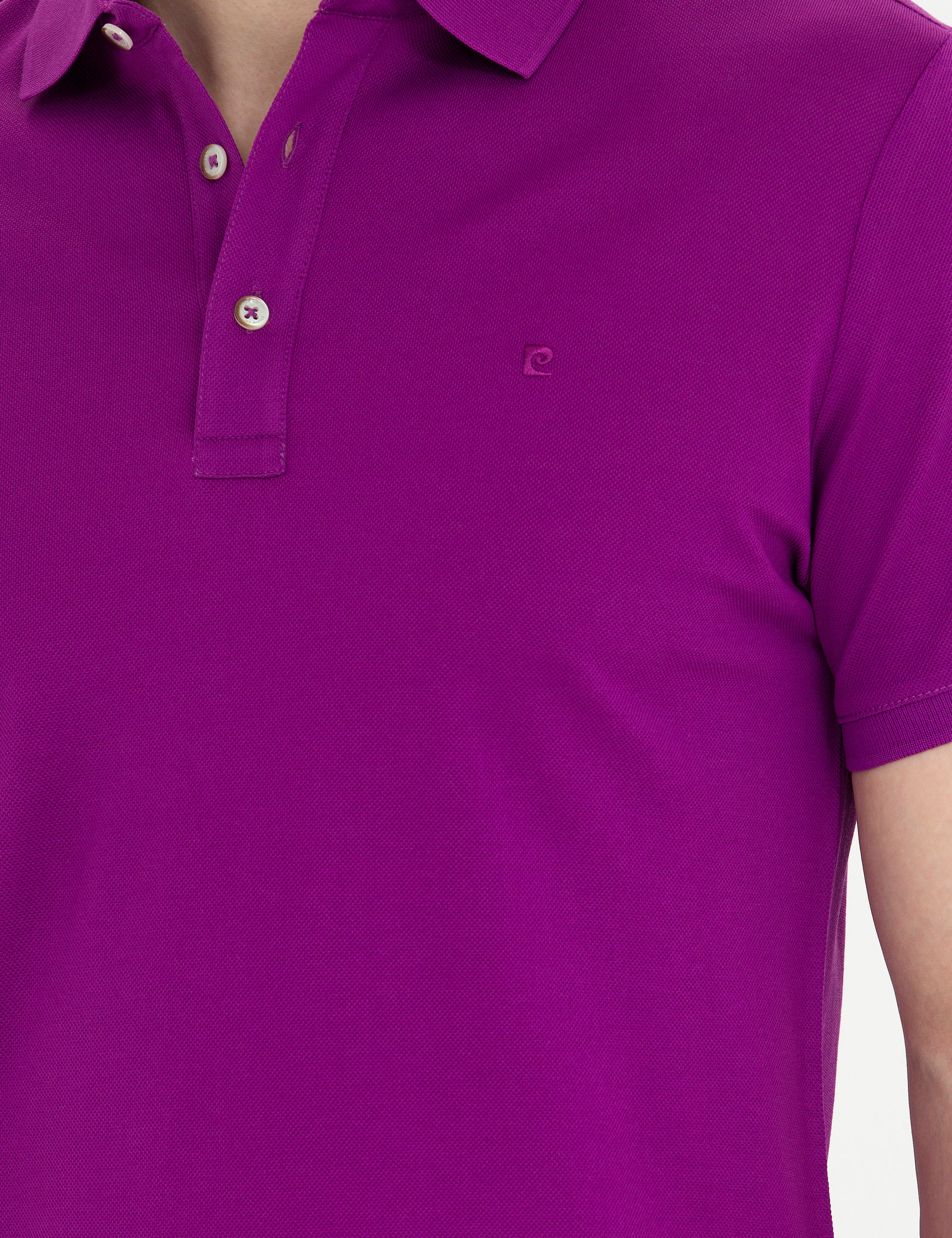 Mor Slim Fit Basic Tişört - Image 6