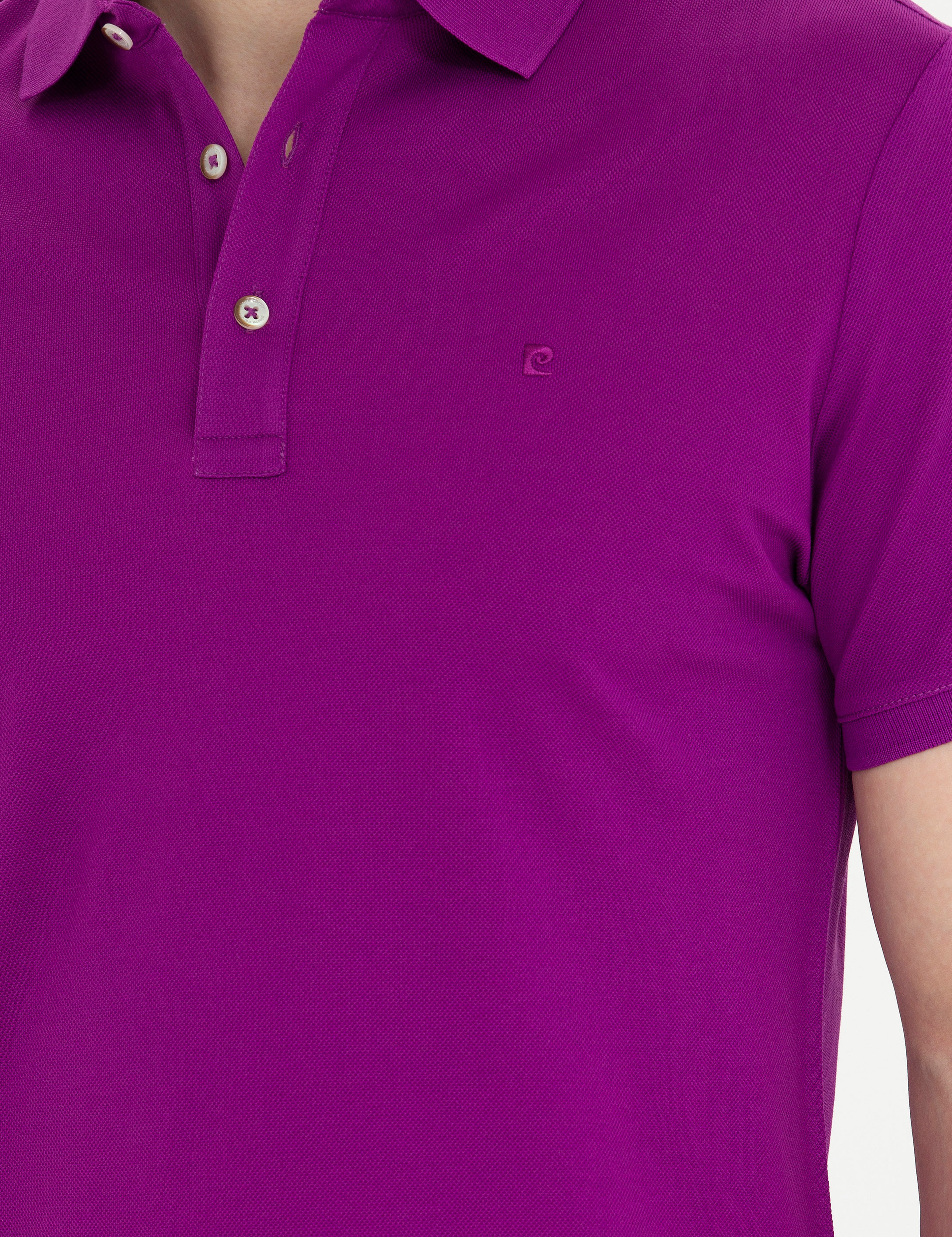 Mor Slim Fit Basic Tişört