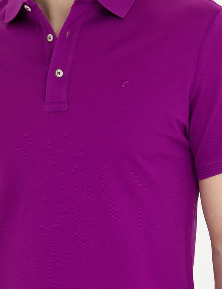 Mor Slim Fit Basic Tişört - 50274688064