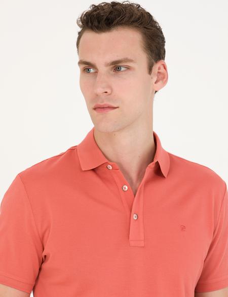 Gül Kurusu Slim Fit Basic Tişört - 50274688073