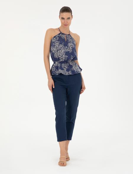 Lacivert Kumaş Pantolon - 50289499012