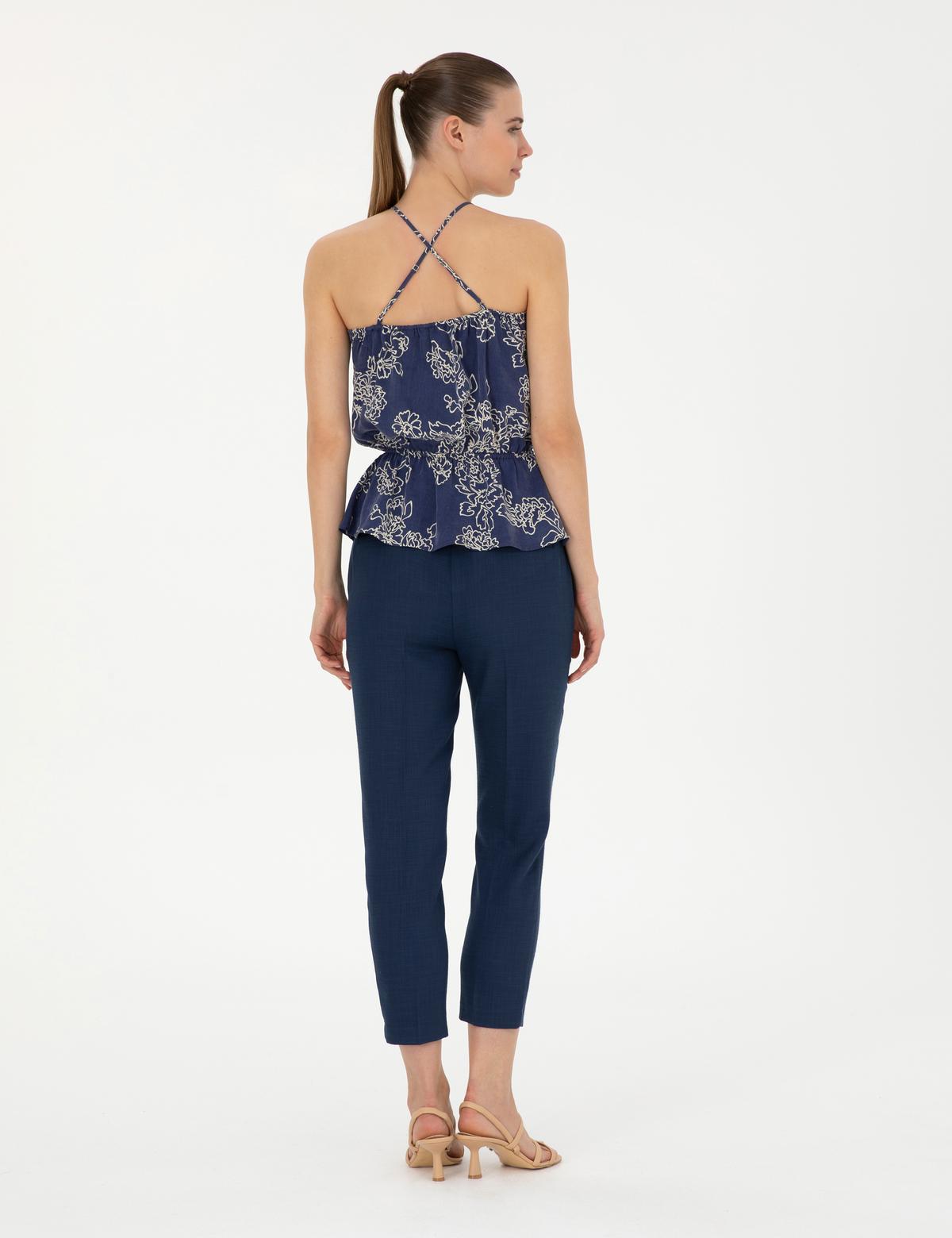 Lacivert Kumaş Pantolon - 50289499012