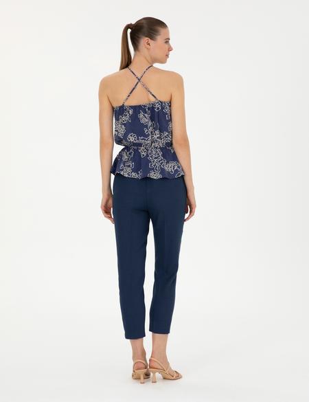 Lacivert Kumaş Pantolon - 50289499012