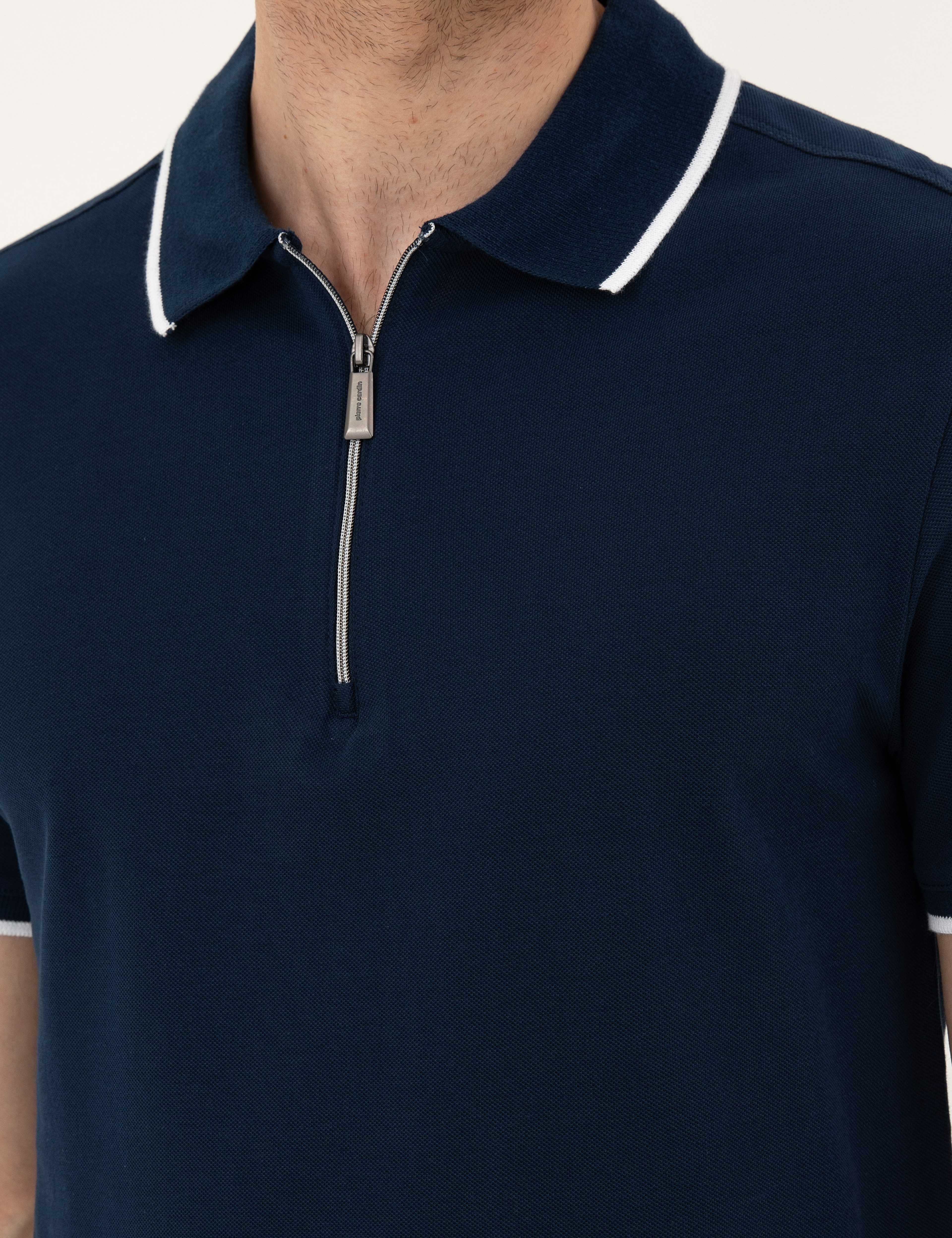 Lacivert Slim Fit Tişört - Image 7