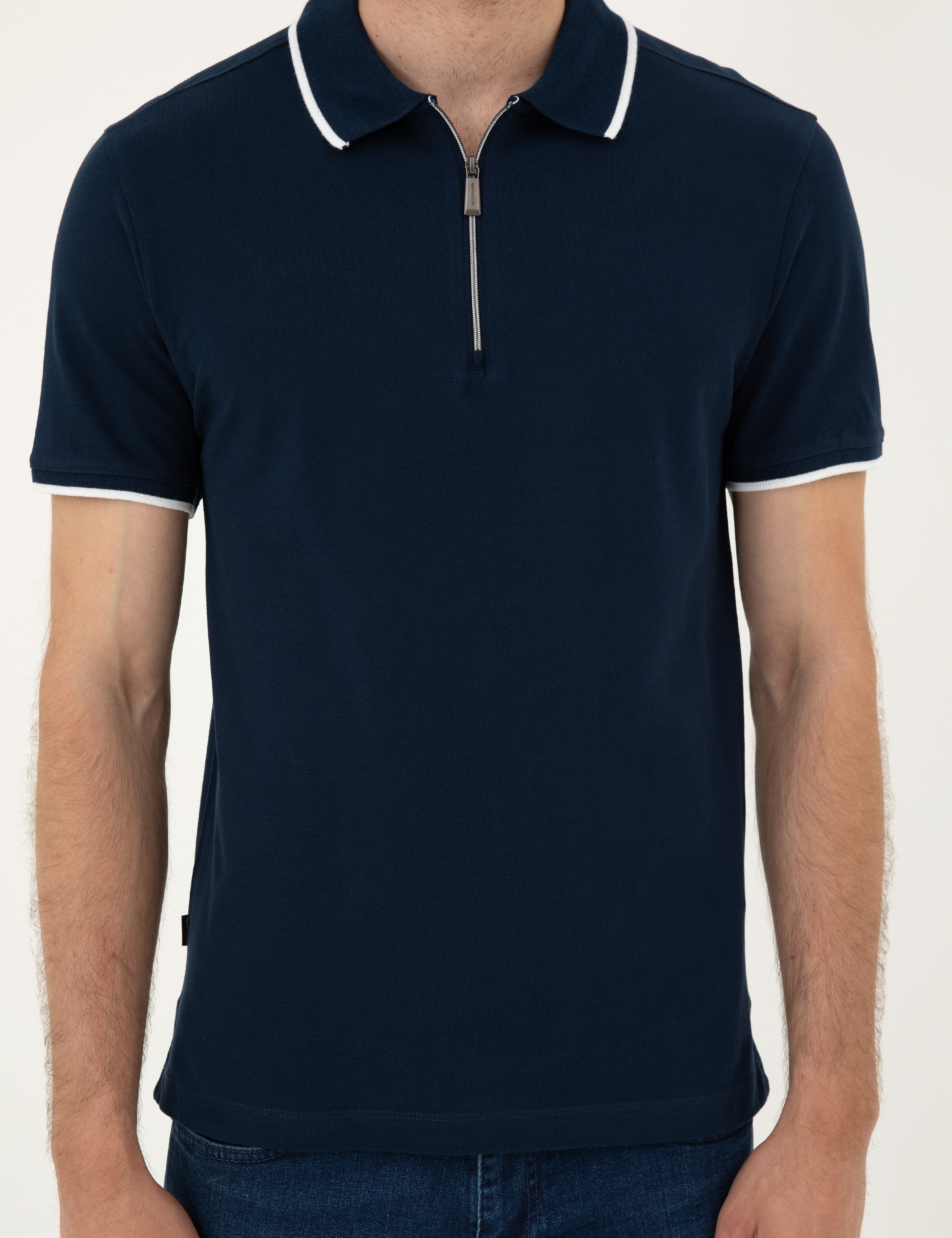 Lacivert Slim Fit Tişört