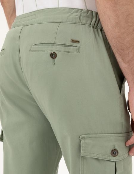 Yeşil Regular Fit Kargo Pantolon - 50285536232