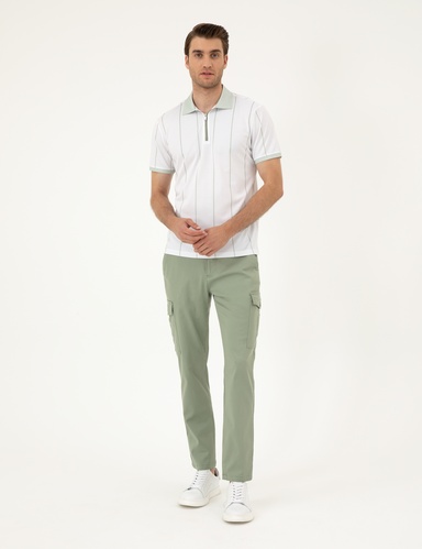 Yeşil Regular Fit Kargo Pantolon