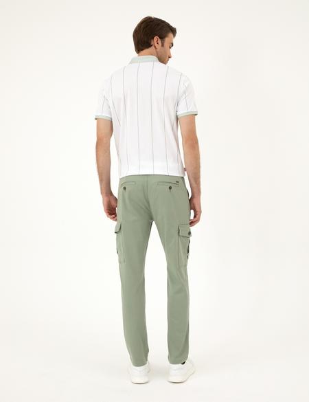 Yeşil Regular Fit Kargo Pantolon - 50285536232