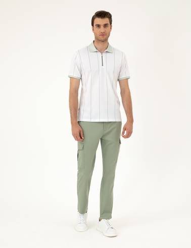 Yeşil Regular Fit Kargo Pantolon