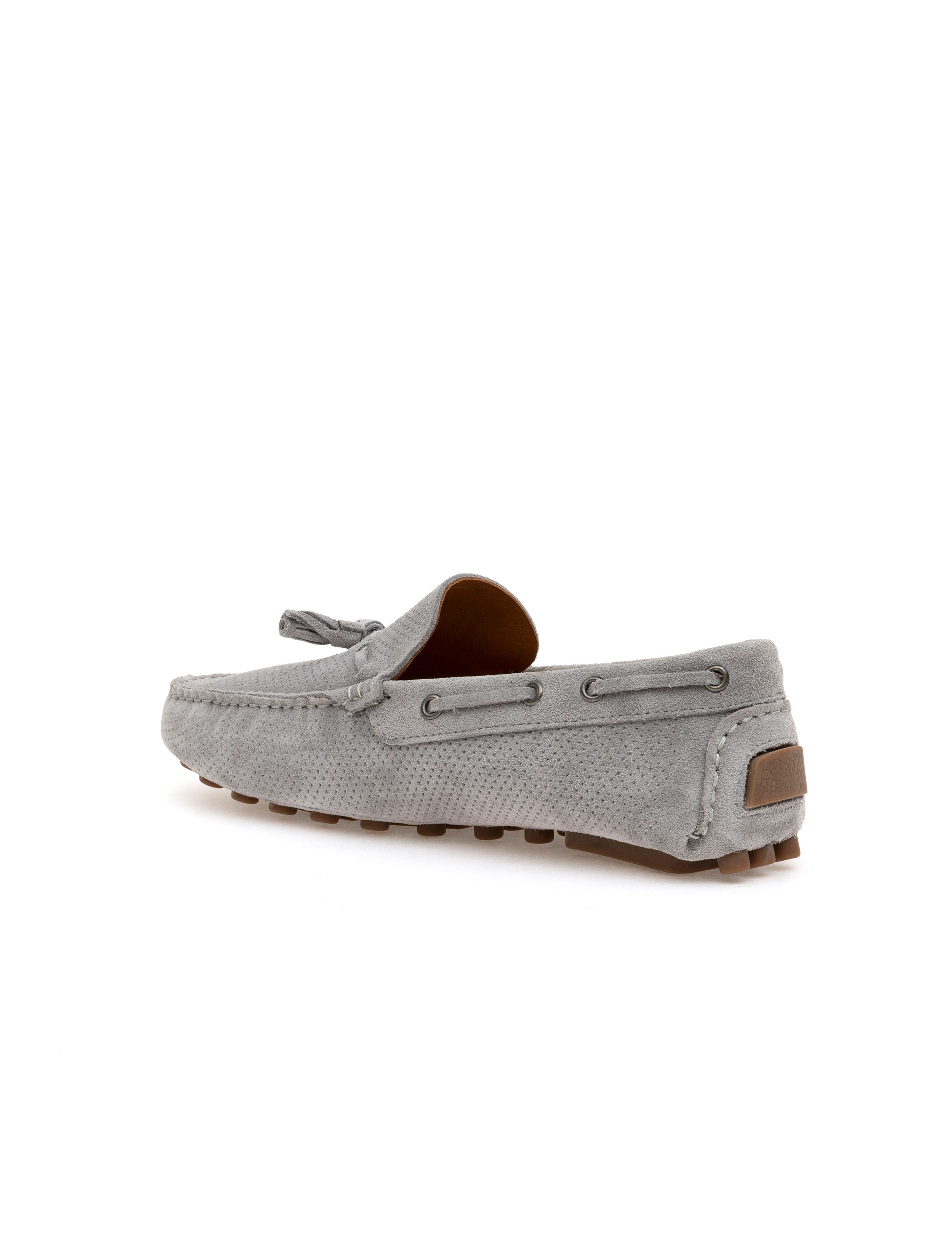 Gri %100 Deri Loafer Ayakkabı - Image 4