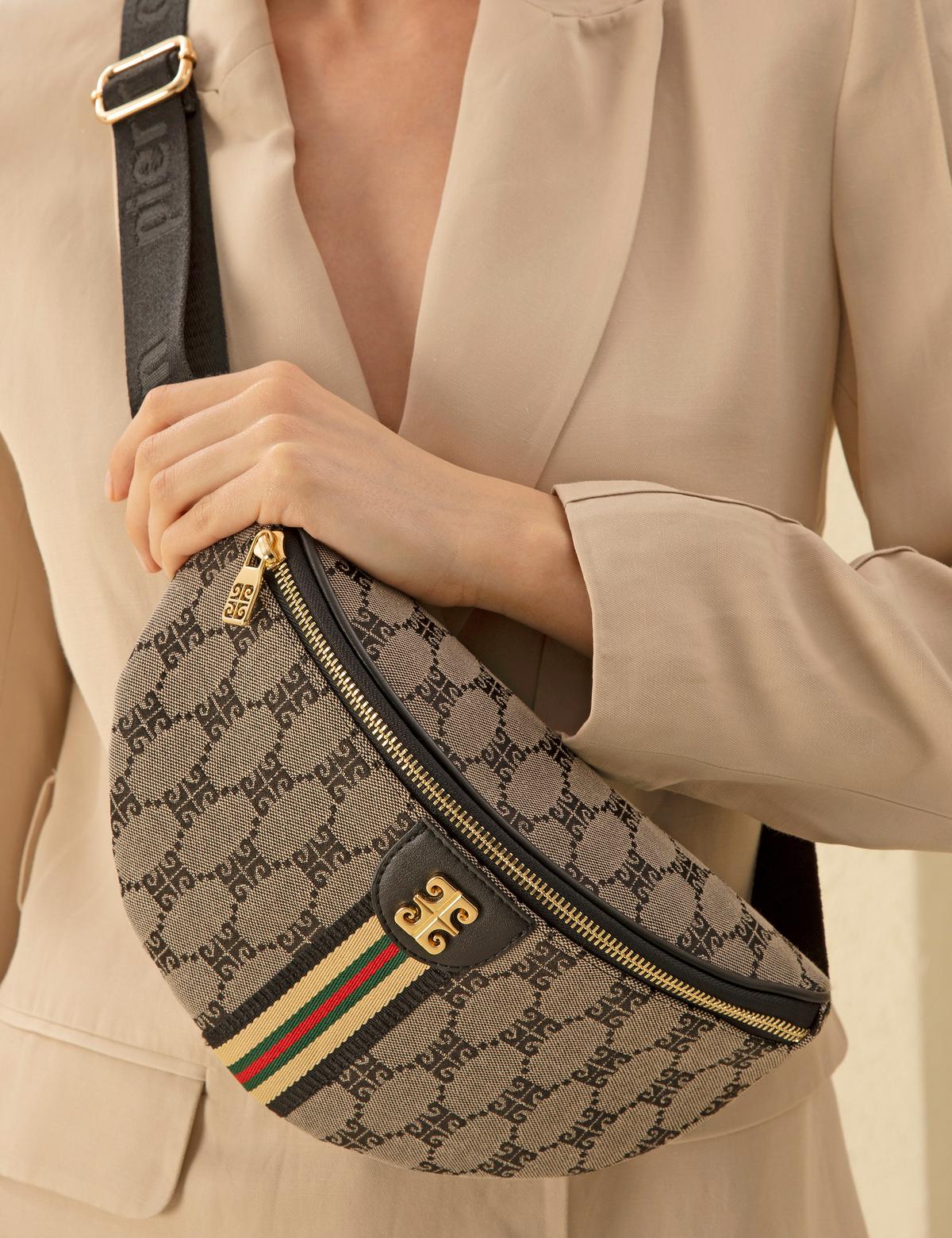 Gri Bel Çantası - 50297799003