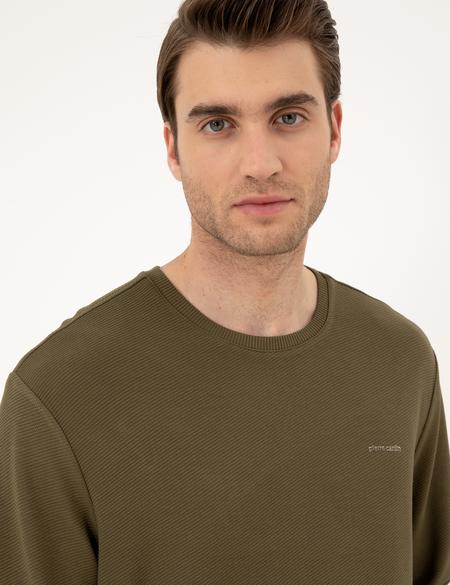 Koyu Haki Regular Fit Sweatshirt - 50279552045