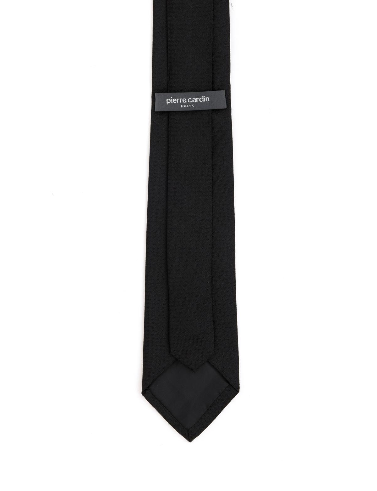 Siyah 3'lü Kravat-Mendil-Kravat İğnesi Set - 50298125001