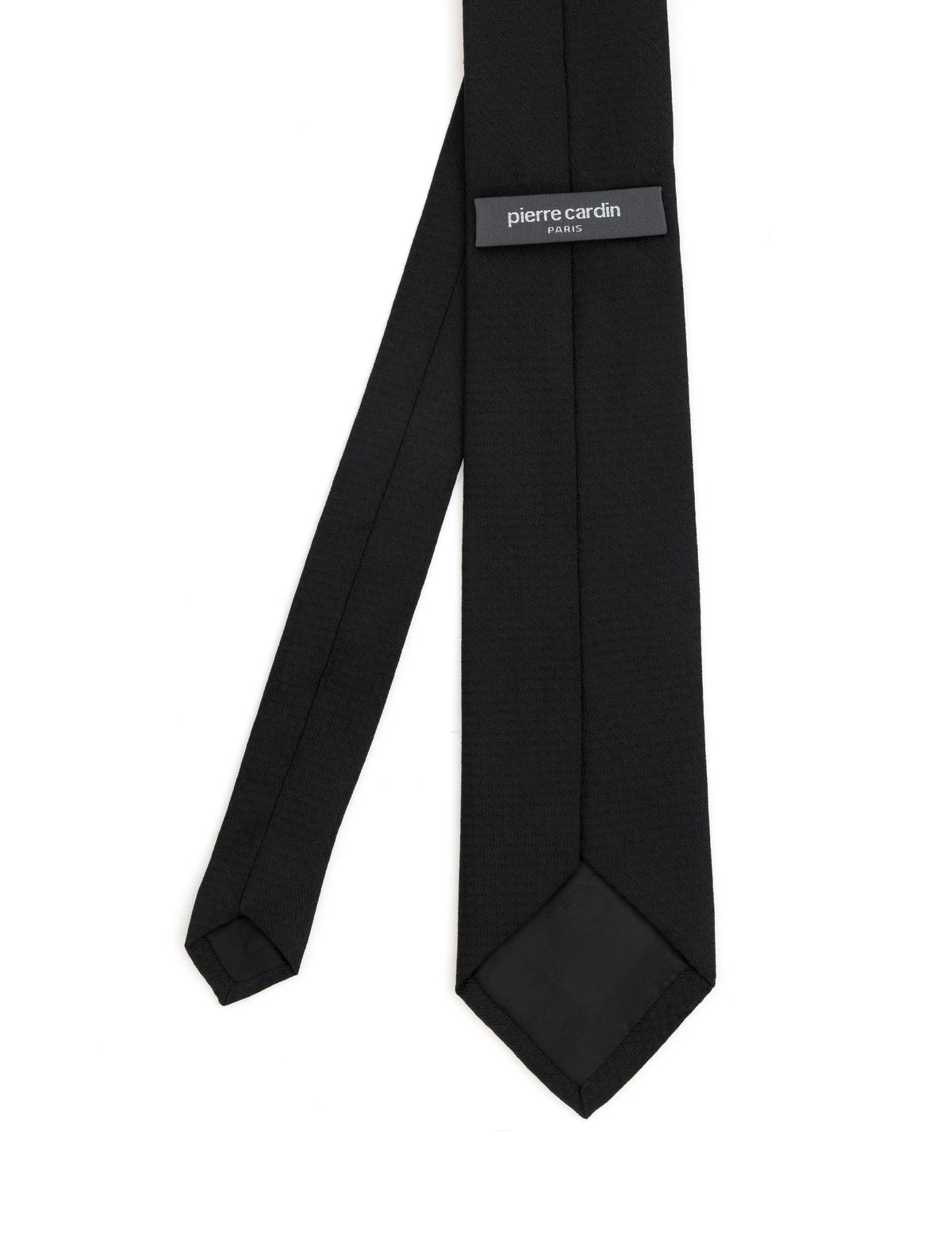 Siyah 3'lü Kravat-Mendil-Kravat İğnesi Set - 50298125001