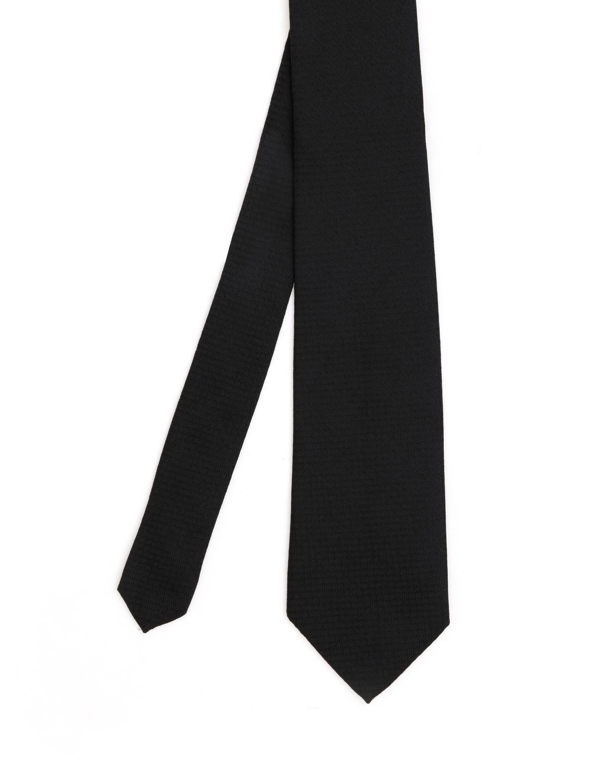 Siyah 3'lü Kravat-Mendil-Kravat İğnesi Set - 50298125001