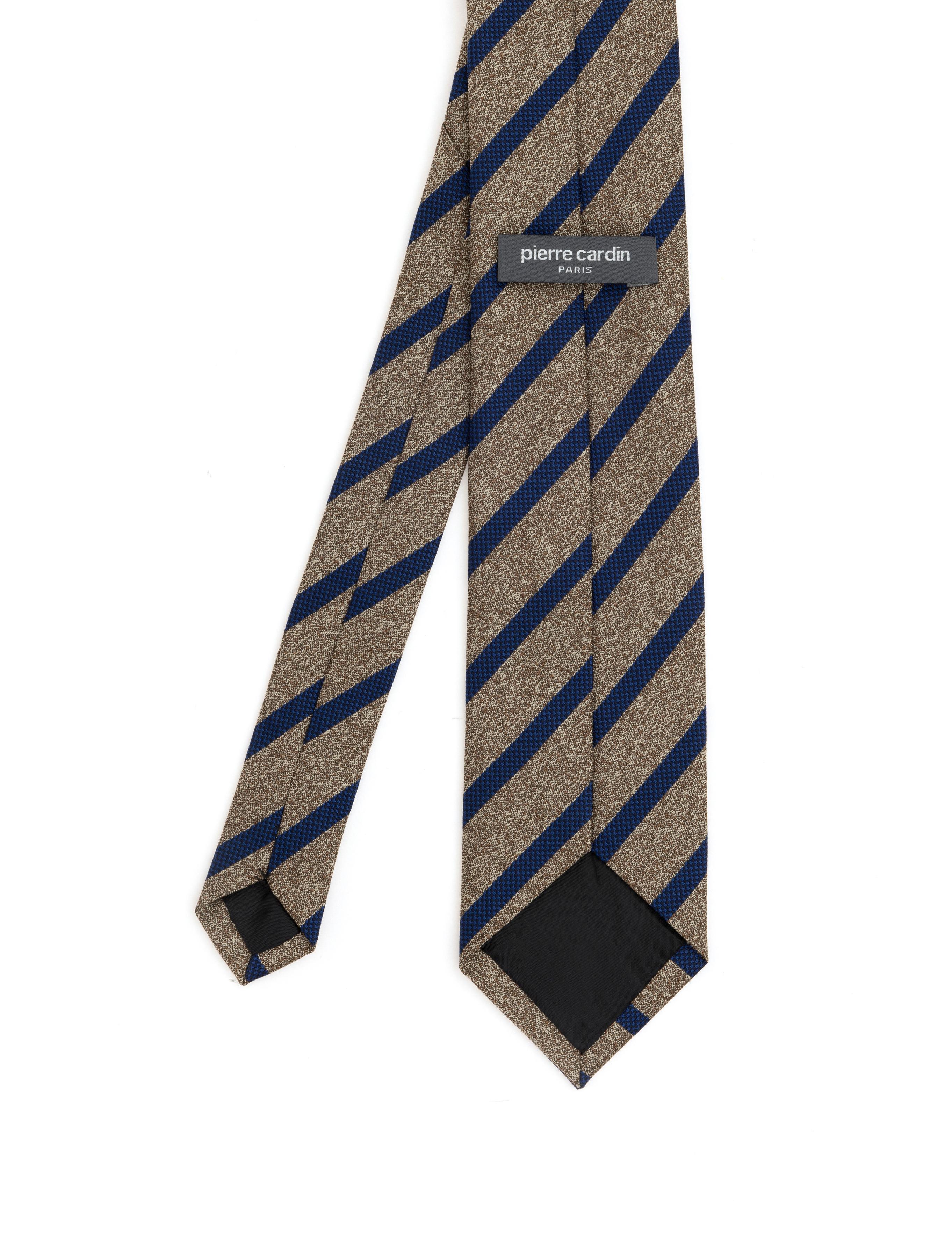 Haki 3'lü Kravat-Mendil-Kravat İğnesi Set