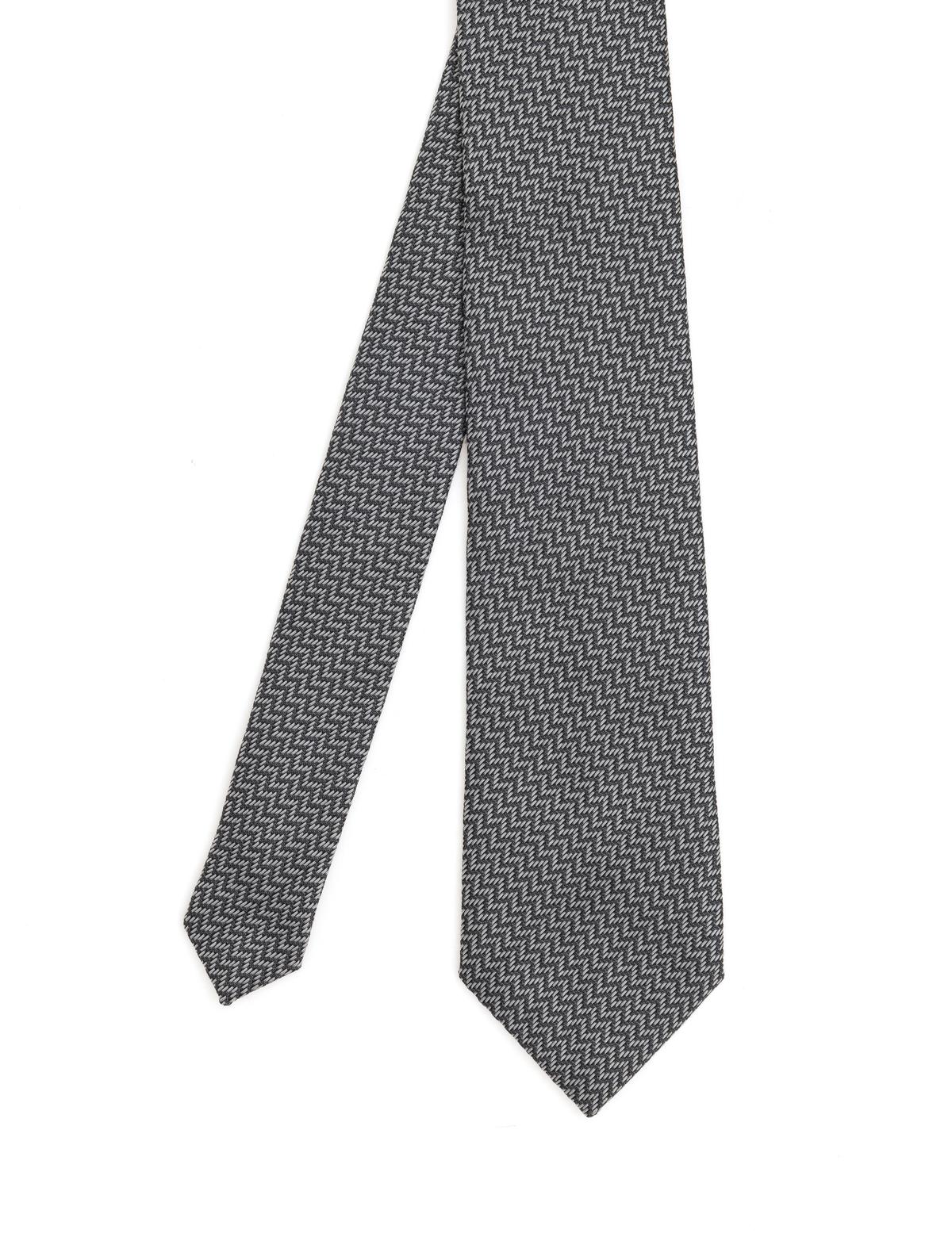 Siyah 3'lü Kravat-Mendil-Kravat İğnesi Set - 50298144001