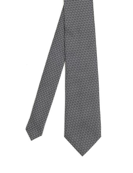 Siyah 3'lü Kravat-Mendil-Kravat İğnesi Set - 50298144001