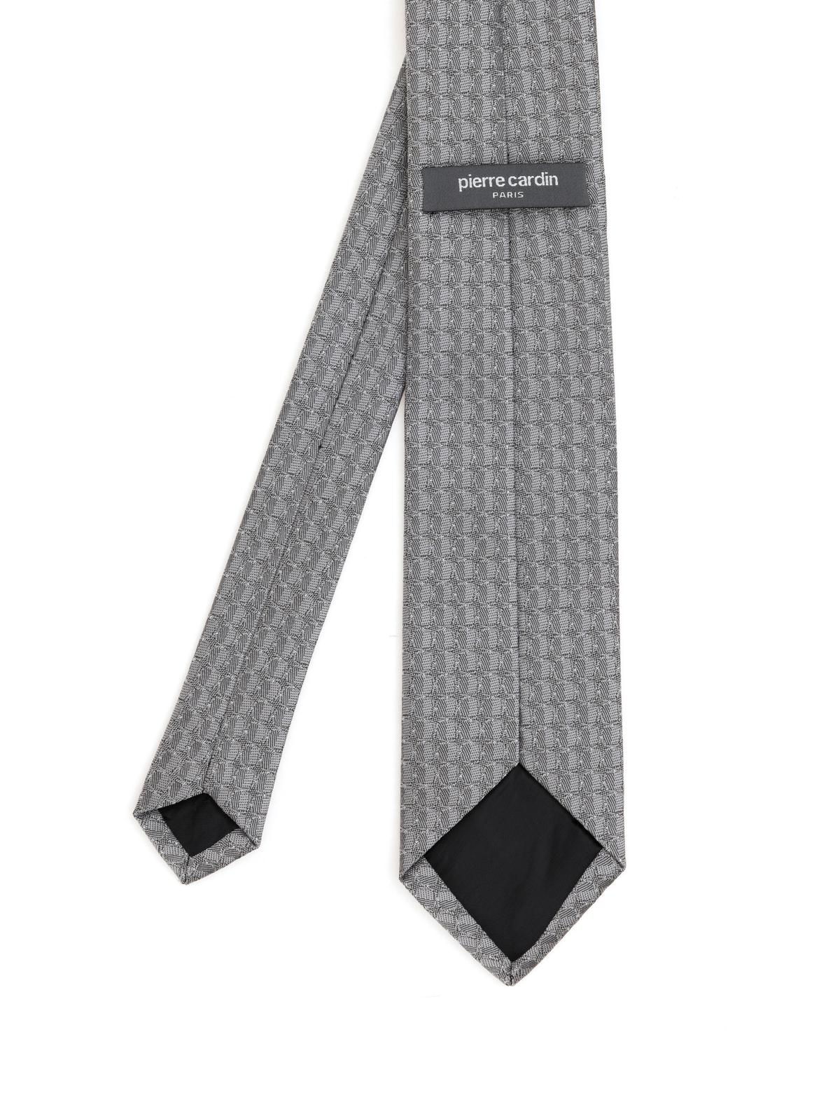 Gri 3'lü Kravat-Mendil-Kravat İğnesi Set - 50298143001