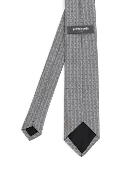 Gri 3'lü Kravat-Mendil-Kravat İğnesi Set - 50298143001