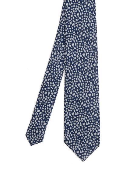 Lacivert 3'lü Kravat-Mendil-Kravat İğnesi Set - 50298145001