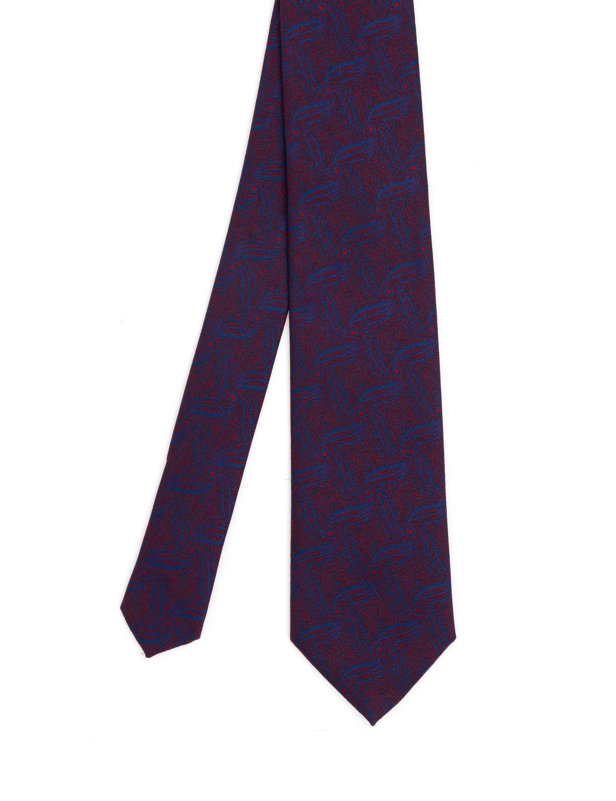 Bordo 3'lü Kravat-Mendil-Kravat İğnesi Set - 50298150001