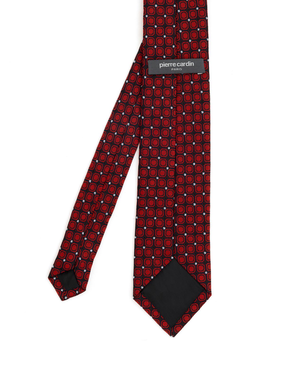 Bordo 3'lü Kravat-Mendil-Kravat İğnesi Set - 50298155001