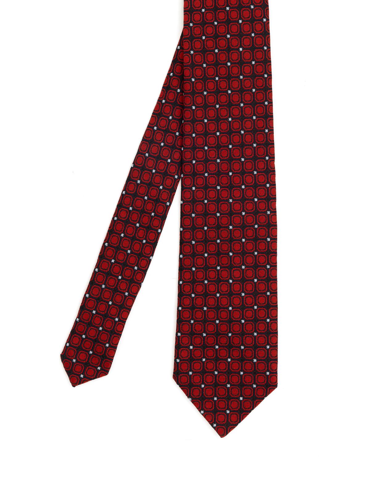 Bordo 3'lü Kravat-Mendil-Kravat İğnesi Set - 50298155001