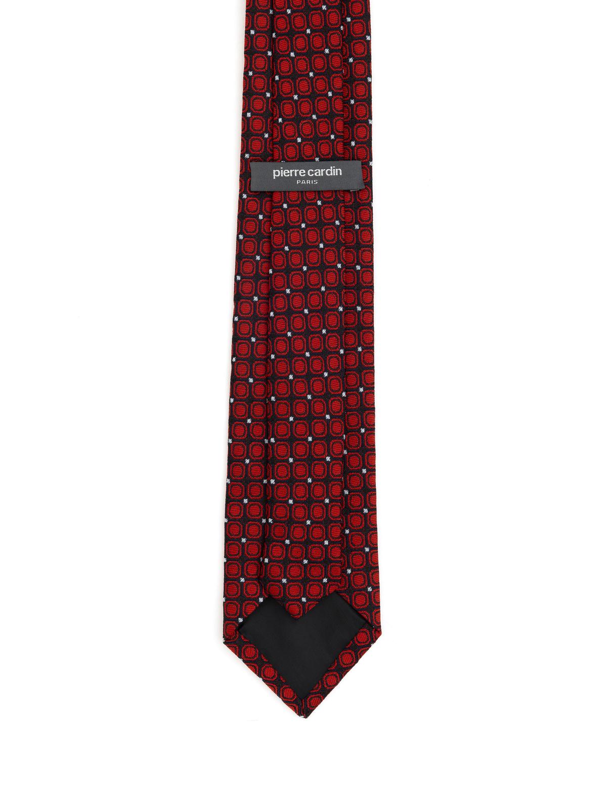 Bordo 3'lü Kravat-Mendil-Kravat İğnesi Set - 50298155001
