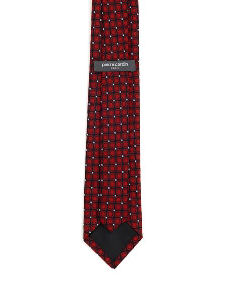 Bordo 3'lü Kravat-Mendil-Kravat İğnesi Set - 50298155001
